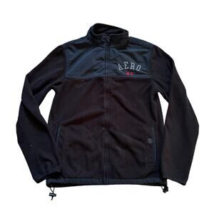 vintage y2k 2000s style aeropostale fleece jacket XS streetwear winter snow